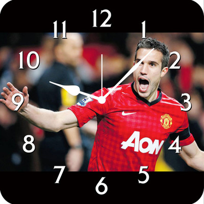 50% OFF on FurnishFantasy Robin van Persie Analog Wall Clock Multicolor