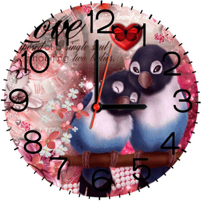 23% OFF on Ellicon B321 Love Bird Analog Wall Clock Multicolor 23% OFF on Ellicon B321 Love Bird Analog Wall Clock Multicolor