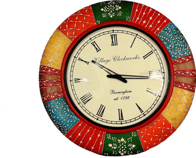 16% OFF on Village Clock Works Handcrafted Analog Wall Clock Multicolor 16% OFF on Village Clock Works Handcrafted Analog Wall Clock Multicolor