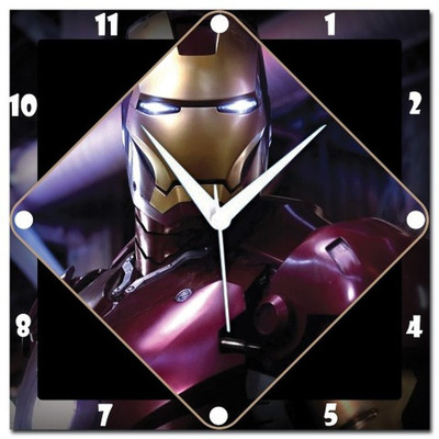 70% OFF on WebPlaza Ironman Analog Wall Clock Multicolor