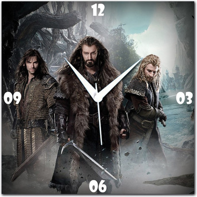 70% OFF on WebPlaza Hobbit 2 Analog Wall Clock Multicolor
