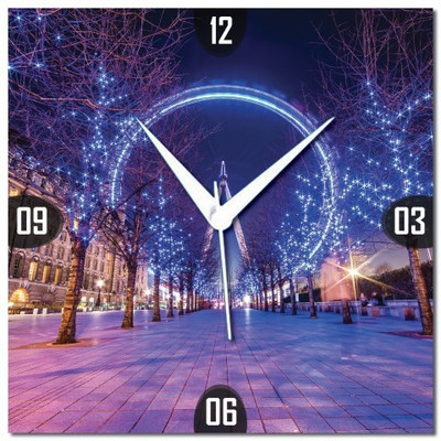 70% OFF on WebPlaza beautiful 679 Analog Wall Clock Multicolor