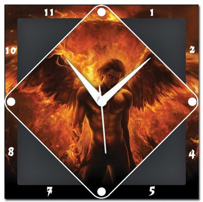 70% OFF on WebPlaza Burning Angel Analog Wall Clock Multicolor 70% OFF on WebPlaza Burning Angel Analog Wall Clock Multicolor