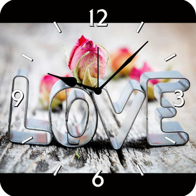 50% OFF on FurnishFantasy Love Analog Wall Clock Multicolor 50% OFF on FurnishFantasy Love Analog Wall Clock Multicolor