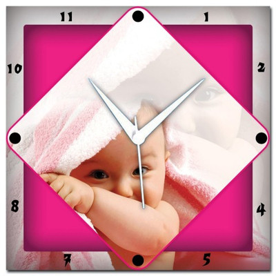 72% OFF on Amore Cute Baby 107505 Analog Wall Clock Multicolor
