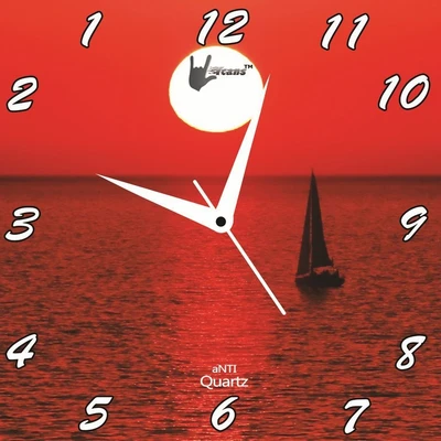 55% OFF on Lycans aNTI 0098 Analog Wall Clock Red