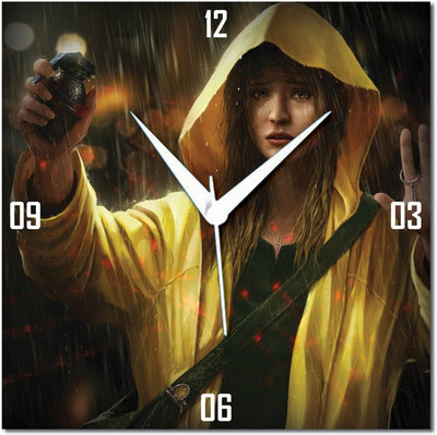 70% OFF on WebPlaza beautiful 358 Analog Wall Clock Multicolor