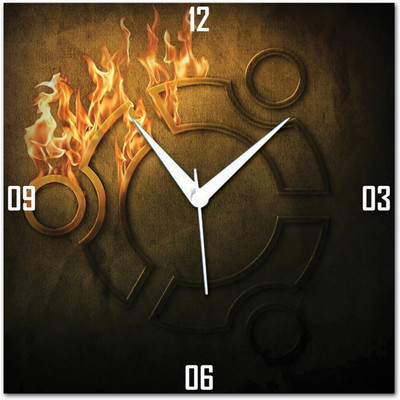 72% OFF on Amore Ubuntu Analog Wall Clock Multicolor