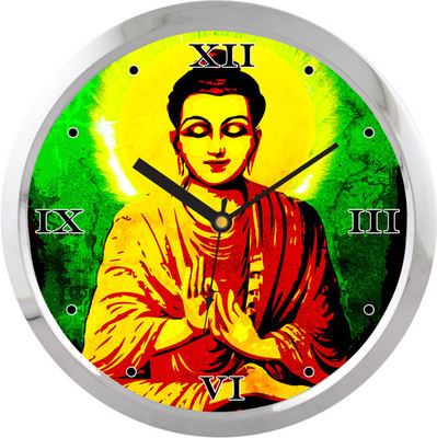 31% OFF on Shopping Monster Lord Buddha Religious Analog Wall Clock Silver 31% OFF on Shopping Monster Lord Buddha Religious Analog Wall Clock Silver