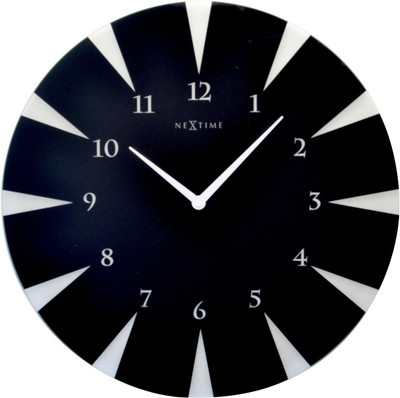 12% OFF on Nextime Point Analog 29.972 cm Dia Wall Clock Black 12% OFF on Nextime Point Analog 29.972 cm Dia Wall Clock Black