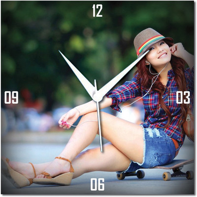 70% OFF on WebPlaza beautiful 45 Analog Wall Clock Multicolor