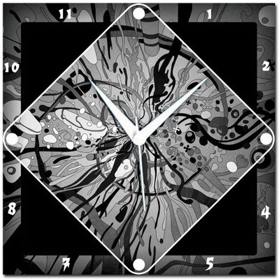 70% OFF on WebPlaza Grey Abstract Analog Wall Clock Multicolor 70% OFF on WebPlaza Grey Abstract Analog Wall Clock Multicolor