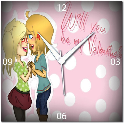 70% OFF on WebPlaza Couple In Love Valentine Analog Wall Clock Multicolor 70% OFF on WebPlaza Couple In Love Valentine Analog Wall Clock Multicolor