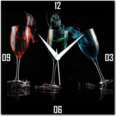 72% OFF on Amore Glass Analog Wall Clock Multicolor 72% OFF on Amore Glass Analog Wall Clock Multicolor