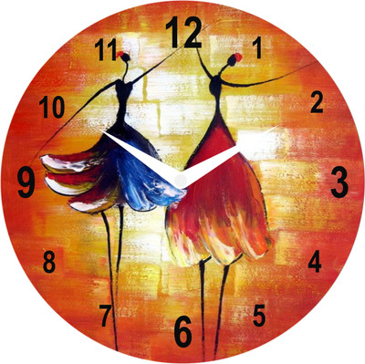 25% OFF on Onatto Dancing Girls Analog Wall Clock Multicolor 25% OFF on Onatto Dancing Girls Analog Wall Clock Multicolor