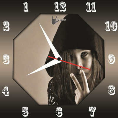 55% OFF on Lycans aNTI 0192 Analog Wall Clock Grey