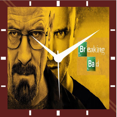 50% OFF on Moneysaver Breaking Bad Analog Wall Clock Multicolour
