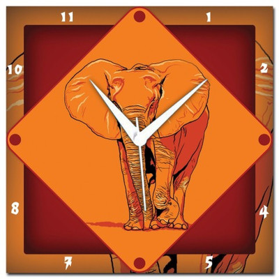 72% OFF on Amore Elephant Art Analog Wall Clock Multicolor 72% OFF on Amore Elephant Art Analog Wall Clock Multicolor