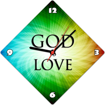 40% OFF on Lovely Collection God is Love Analog Wall Clock Multicolor 40% OFF on Lovely Collection God is Love Analog Wall Clock Multicolor