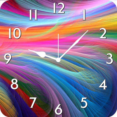 50% OFF on FurnishFantasy Colorful Analog Wall Clock Multicolor 50% OFF on FurnishFantasy Colorful Analog Wall Clock Multicolor