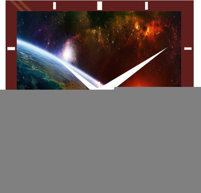 50% OFF on Moneysaver Latest HD Wallpaper Analog Wall Clock Multicolour