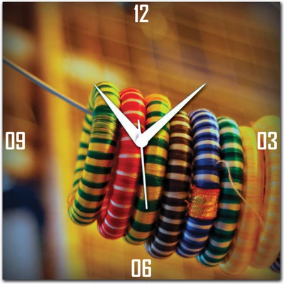 72% OFF on Amore Colorful Bangles Analog Wall Clock Multicolor 72% OFF on Amore Colorful Bangles Analog Wall Clock Multicolor