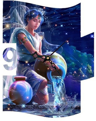 55% OFF on Onlineworld Zodiac-Clock-Aquarius Analog Wall Clock Multicolor 55% OFF on Onlineworld Zodiac-Clock-Aquarius Analog Wall Clock Multicolor