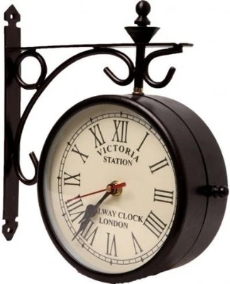 17% OFF on Being Nawab Station Royal Look 6 Inch Analog Wall Clock Black