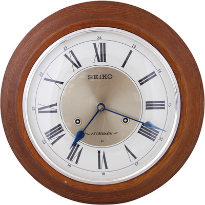10% OFF on Seiko QXM283ZN Analog Wall Clock Brown 10% OFF on Seiko QXM283ZN Analog Wall Clock Brown
