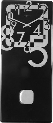 Nextime Big Number Analog Wall Clock Black Nextime Big Number Analog Wall Clock Black