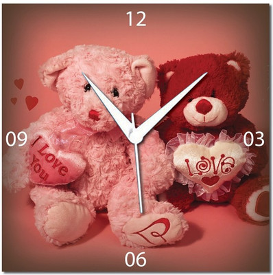 70% OFF on WebPlaza Love Teddy Valentine Analog Wall Clock Multicolor 70% OFF on WebPlaza Love Teddy Valentine Analog Wall Clock Multicolor