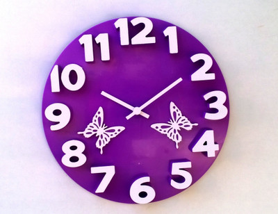 56% OFF on Panache 3D With Butterfly Analog Wall Clock Multicolor 56% OFF on Panache 3D With Butterfly Analog Wall Clock Multicolor