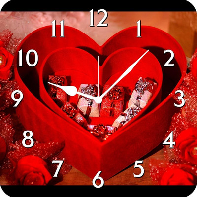 50% OFF on FurnishFantasy Love Analog Wall Clock Multicolor 50% OFF on FurnishFantasy Love Analog Wall Clock Multicolor