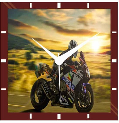 50% OFF on Moneysaver Honda Cbr Analog Wall Clock Multicolor