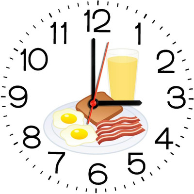 23% OFF on Ellicon B238 Breakfast Analog Wall Clock White