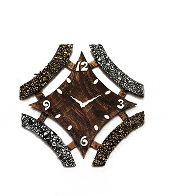 28% OFF on Krafthub Wooden Analog Wall Clock Copper Brown 28% OFF on Krafthub Wooden Analog Wall Clock Copper Brown