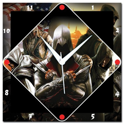 72% OFF on Amore Assassins Creed 107362 Analog Wall Clock Multicolor