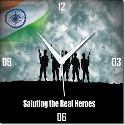 70% OFF on WebPlaza Saluting The Real Heroes Republic Day Analog Wall Clock Multicolor 70% OFF on WebPlaza Saluting The Real Heroes Republic Day Analog Wall Clock Multicolor