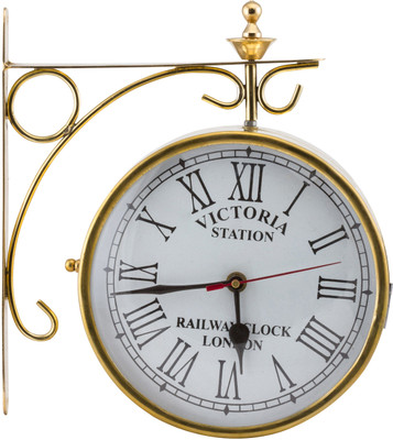 33% OFF on Prachin Brass/Fini Station 8 inch Analog Wall Clock Gold 33% OFF on Prachin Brass/Fini Station 8 inch Analog Wall Clock Gold