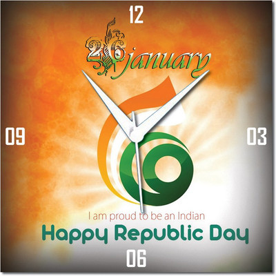 70% OFF on WebPlaza Happy Republic Day Analog Wall Clock Multicolor 70% OFF on WebPlaza Happy Republic Day Analog Wall Clock Multicolor