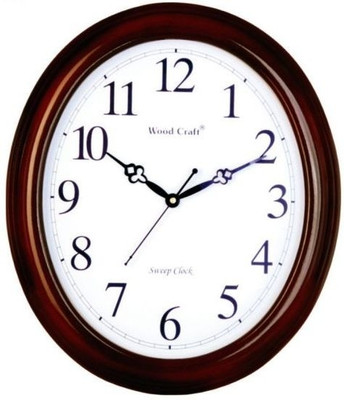 Wood Craft WS-1107 Analog Wall Clock Brown Wood Craft WS-1107 Analog Wall Clock Brown