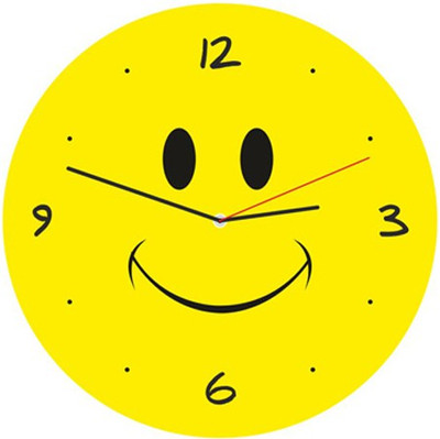 14% OFF on Everyday Gifts Smiley Analog Wall Clock Yellow 14% OFF on Everyday Gifts Smiley Analog Wall Clock Yellow