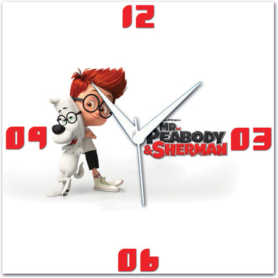 72% OFF on Amore Mr Peabody And Sherman Analog Wall Clock White 72% OFF on Amore Mr Peabody And Sherman Analog Wall Clock White