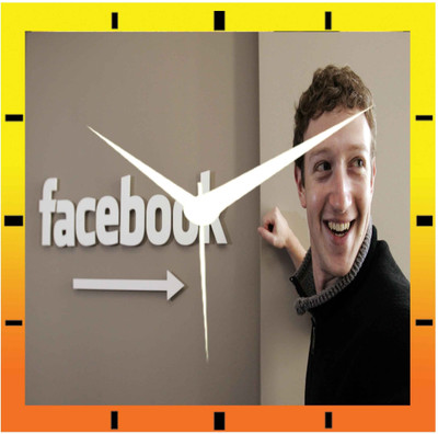 Moneysaver Markzuckerberg Analog Wall Clock Multicolour Moneysaver Markzuckerberg Analog Wall Clock Multicolour