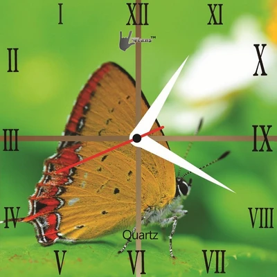 55% OFF on Lycans aNTI 0161 Analog Wall Clock Green