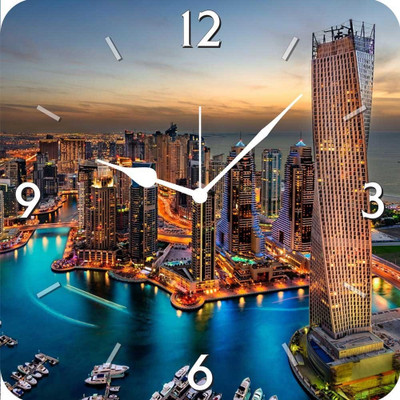 50% OFF on FurnishFantasy Dubai Analog Wall Clock Multicolor 50% OFF on FurnishFantasy Dubai Analog Wall Clock Multicolor