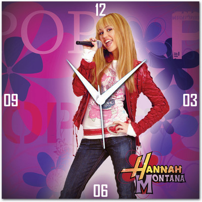 72% OFF on Amore Hannah Montana Analog Wall Clock Multicolor