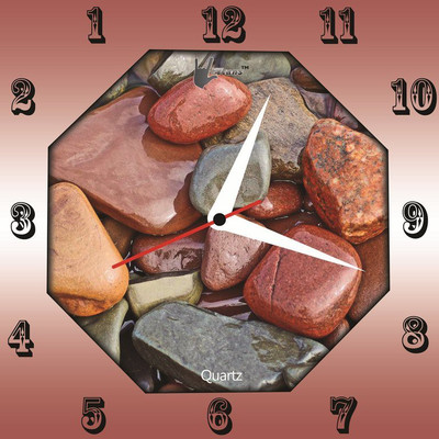 55% OFF on Lycans Anti 0039 Analog Wall Clock Grey, Brown