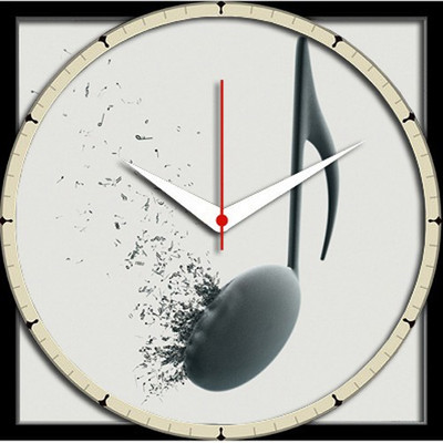 62% OFF on Shopmillions Burst Music Analog Wall Clock Multicolor