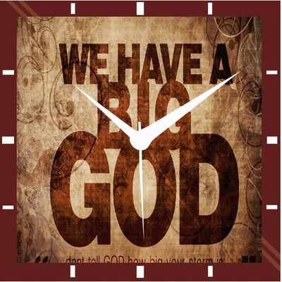 50% OFF on Moneysaver Beautiful Quotes About God Analog Wall Clock Multicolour 50% OFF on Moneysaver Beautiful Quotes About God Analog Wall Clock Multicolour
